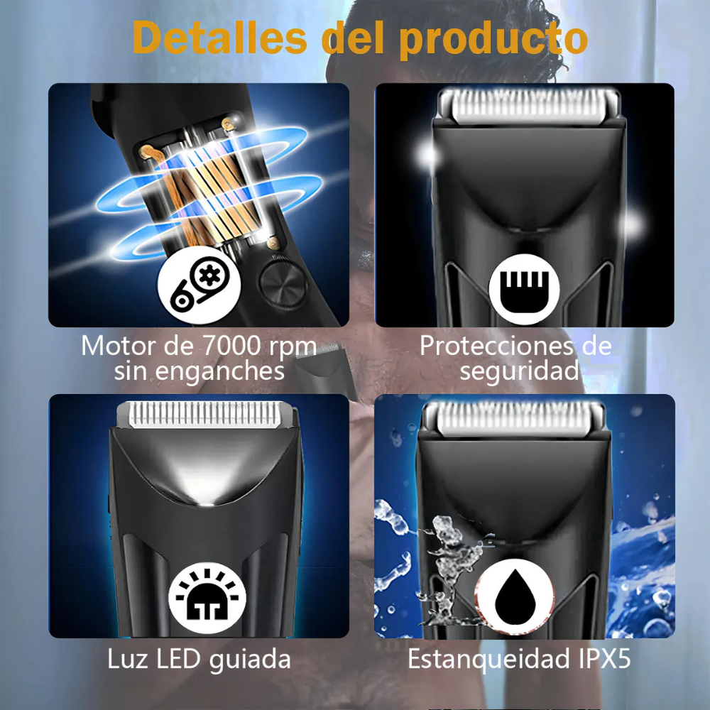 Afeitadora eléctrica todo en UNO